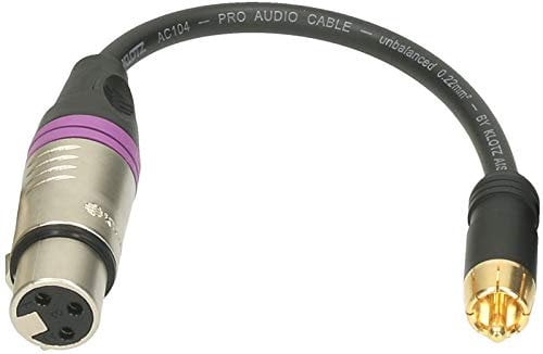 Klotz Adaptateur XLR Femelle/RCA mâle