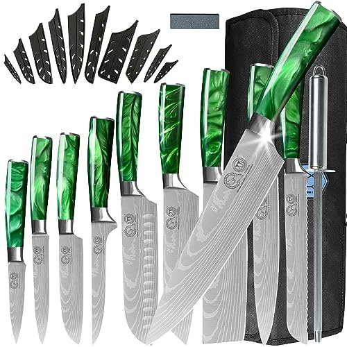 XYJ 10PCS Japanese Professional Chef Knife Set