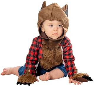 Forum Werwolf Kleinkind Halloween Kostüm Jungen Mädchen Braun Rot Schwarz