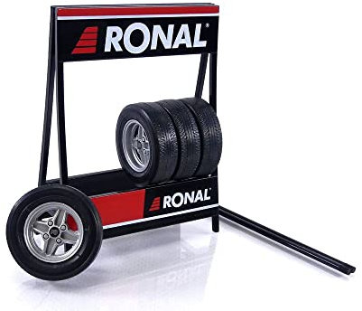 Ixo 18SET008W Miniaturauto aus der Kollektion, Schwarz/Rot/Weiß