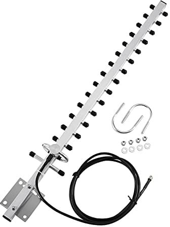 Pilipane Dualband-WLAN-Antenne,25Dbi 2,4 GHz WLAN-Antenne mit Rp-SMA-Anschluss 2 m Kabel für WLAN-Router Reapter USB-Adapter IP-Kamera