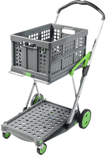 kaiserkraft | CLAX Klappmobil | Mit 46-l-Klappbox, Green Edition