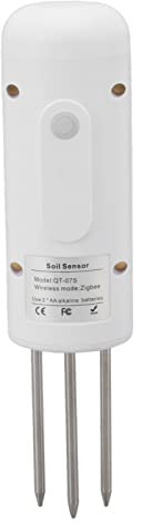 Jeanoko Drahtloses Bodensensor-Temperatur- und Feuchtigkeitsmessgerät mit Anleitung, Kompatibel mit Zigbee Gardening Topfpflanzen-Bodenmonitoren