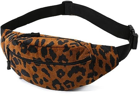 Jiliyote Cord Bauchtasche Gürteltasche Hüfttaschen 3 Fächer Brusttasche Bum Bags Outdoor Sport Reise Laufen Schule Fahrrad Fanny Pack für Damen Jungen Teenager Sportlich