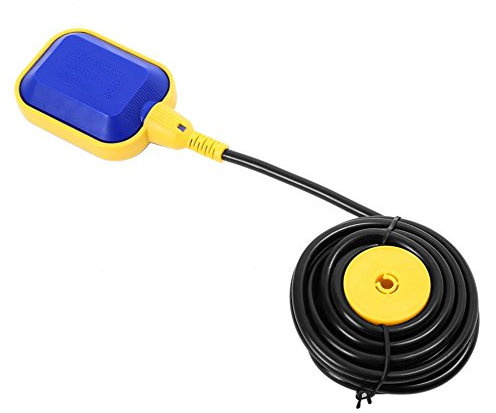 Interrupteur à Flotteur Automatique de Pompe à Eau, Interrupteur Automatique de Pompe à Eau de Ligne 5m, Largement Utilisé Dans les Pompes Submersibles pour la Maison, L'usine et la Mine