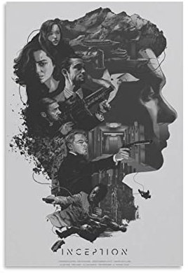TeDe Cillian Murphy Collection Filmposter Kunst Wohnzimmer Schlafzimmer Poster Gemälde Dekoratives Gemälde Druck Leinwand Wand 20 x 30 cm ungerahmt Stil 1