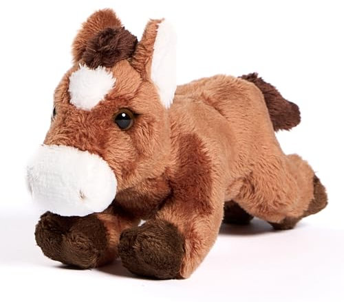 Uni-Toys - Pferd Plushie, liegend - 18 cm (Länge) - Plüschtier, Kuscheltier