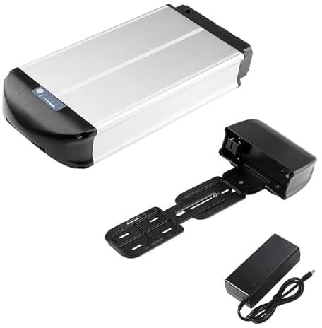 TGHY Rear Rack Electric Bike Battery 36V 15AH 24.5AH Li-ion Battery 48V 10AH 15AH 21AH Luggage Rack Battery with Charger for 50-1000W Motors Kits,48V10AH