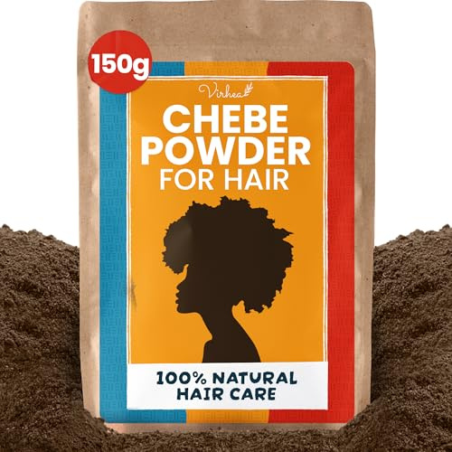 Chad Chebe Powder 150 g – Traitement naturel de croissance des cheveux africains pour femmes – Recette traditionnelle tchadienne pure pour cheveux longs et épais – Secret de beauté antique du Tchad