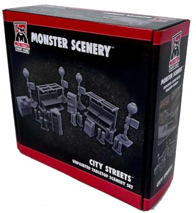 Monster Scenery: City Streets (unlackiertes Tischlandschaftsset)