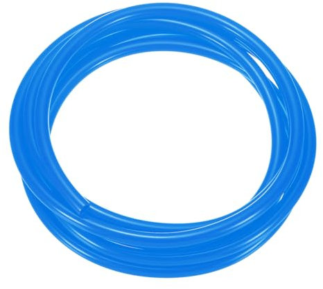sourcing map Pneumatic Tubing Pipe Pu Hose 14mm OD x 10mm ID 5 Meters(16.4 FT) Air Compressor PU Polyurethane Line Hose Tube for Air Compressor Water Fluid Transfer, Blue