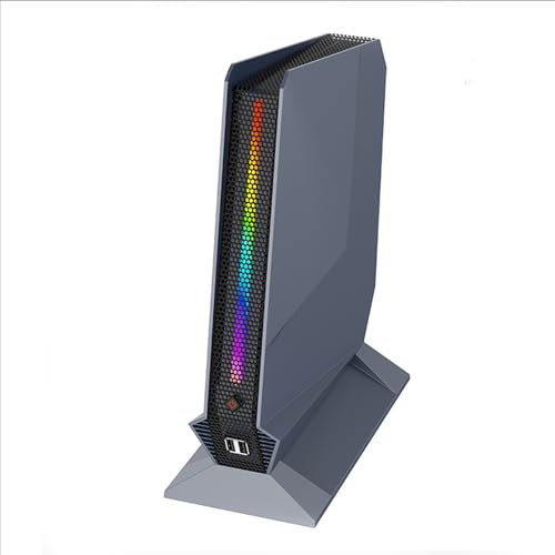 CYMINILMDPC RGB Mini PC,Core i7-12700H 3050,(up to 4.7 GHz) 14 cores, 20 threads,2*SO-DIMM DDR5,2*PCIE4.0,16GB Ram 512GB NVMe,Desktop Gamer Mini Computer,Dual-Band WiFi6/BT5.2