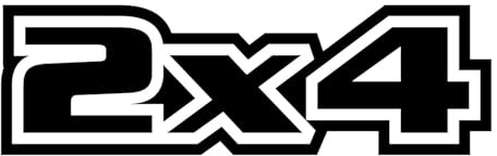 Rakelfix 2x4 kein Offroad Aufkleber Größe/Farbe ANPASSBAR Sticker Autoaufkleber