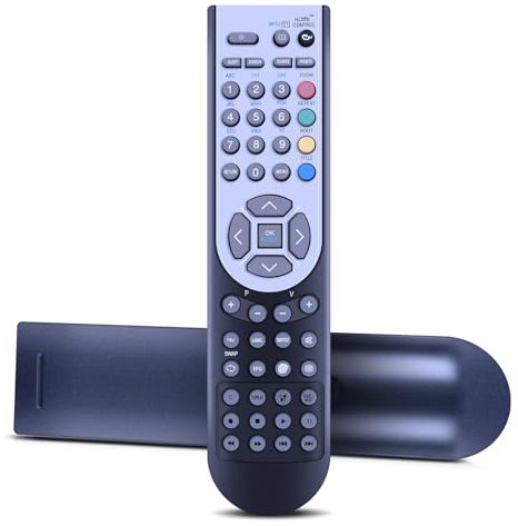 CLVIZCXOM RC1900 Remote Control Replacement for OKI HITACHI ALBA CELCUS LUXOR GRUNDIG SHARP JMB TELEFUNKEN BUSH TECHWOOD AKAI NEVIR SANYO - LCD LED Smart TV, AKURA APLDVD1851WHDID