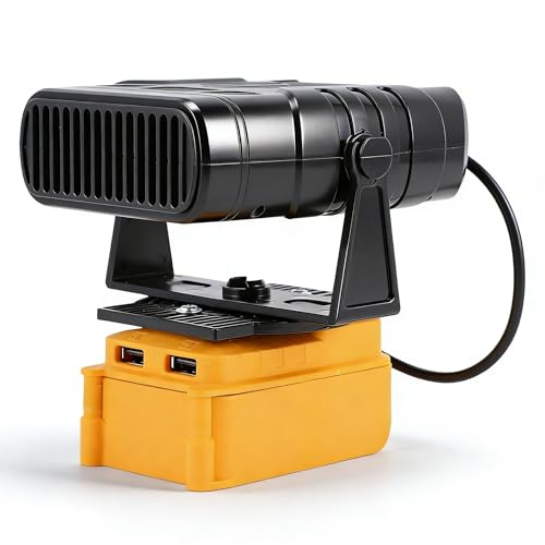 SENECESLI Small Space Heater for Desk Home Office Bedroom, 200W Portable Electric Ceramic Heater, Safe and Quiet Personal Heater for Indoor Use, 2 Level Settings