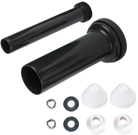 predolo Kit de rallonges pour WC suspendu, raccords, pièces détachées pour tuyau d'évacuation, écrous et tuyau de chasse d'eau