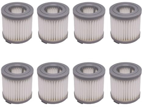 Compatibile con filtro Hepa for aspirapolvere DeLonghi Colombina Evo XLM 353 403 407(8 Pcs)