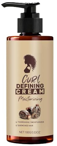 Curly Hair Cream - 100ml Curling Lotion, Haarstylingprodukt für gewellte | Feuchtigkeitsspendender Curling-Verstärker, leichte Frizzkontrolle, Glättende Haarpflege für Damen Herren Mädchen