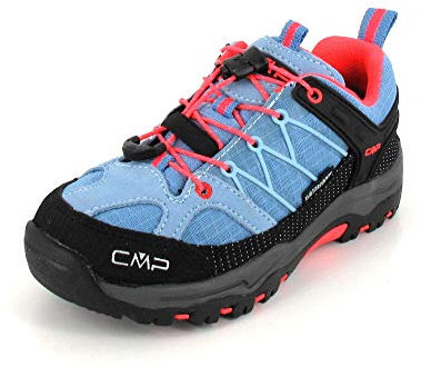 CMP Rigel Low, Unisex Trekking- & Wanderhalbschuhe, Türkis (Clorophilla-Red Fluo 89BD), 36 EU (3 UK)