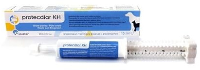 Ecuphar Protecdiar KH Paste | 15 ml | Diät-Ergänzungsfuttermittel zur Linderung akuter Resorptionsstörungen für Hunde und Katzen | Bei und nach akutem Durchfall | Mit Bentonit