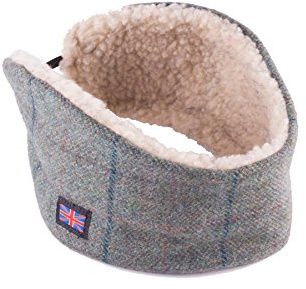 Rydale Ladies Sherpa Lined Tweed Headband British Made Ear Cosy Fleece Hat