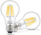 Bonlux 6W A60 E27 LED Glühbirnen AC/DC 12-24V Edison Schraube LED Glühfaden Glühbirne Warm Weiß 2700K Vintage Glühbirne Äquivalent 60W 75W Halogen 360 Grad für RV Camper Marine Yacht Lorry (2-Pack)