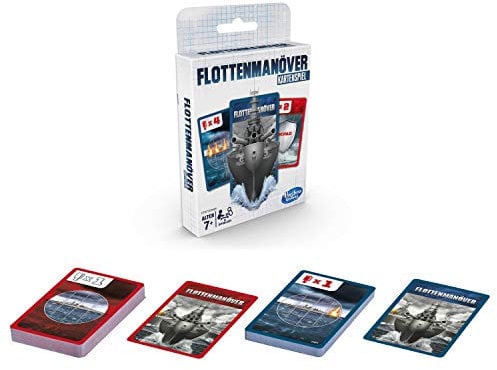 Hasbro Gaming E7971GC0 Flottenmanöver Kartenspiel für Kinder ab 7 Jahren, Strategiespiel für 2 Spieler