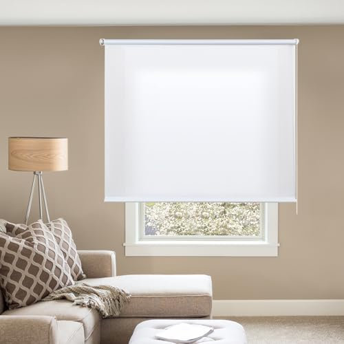 Estores enrollables sin taladrar translucidos Fácil instalación Stores ventanas sin taladrar de diferentes modelos y medidas. Persianas interior y cortinas STORESDECO Estor traslúcido Blanco 60x180 cm