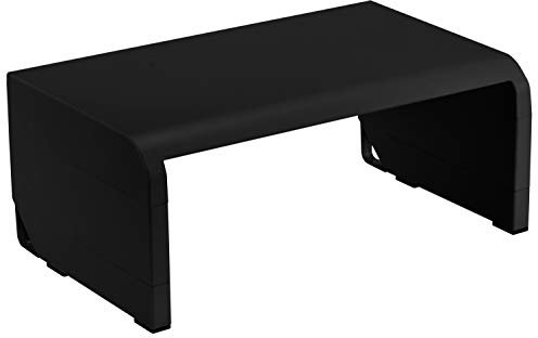 Bostitch Konnect Adjustable Monitor Stand Riser, 4 Height Adjustments, Built-in Cable Management, Rubber Feet - Black