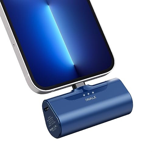iWALK Batterie Externe Mini 4500mAh, Ultra-Compact Chargeur Externe Petit Power Bank Compatible pour iPhone 14/14 Pro Max/13/13 Pro Max/13 Mini/12/12 Pro Max/12 Mini/11/11 Pro/SE/XR/8/7/6s
