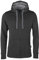 HRM Herren Jas M Kapuzenpullover, Dunkelgrau, M