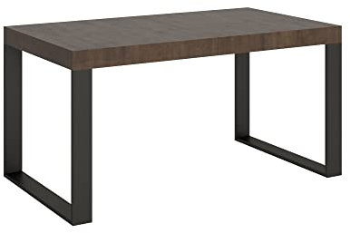 Itamoby, Tecno Ausziehtisch weiß Esche 90 x 160 ausgezogen 420