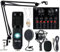 Podcast Equipment Bundle, BM-800 Kondensatormikrofon-Bundle mit Sprachwechsel, Aufnahmestudio-Paket – Podcast-Mikrofon-Bundle für Laptop, Streaming/Live-Broadcast/YouTube-Aufnahme (AM200-V8)