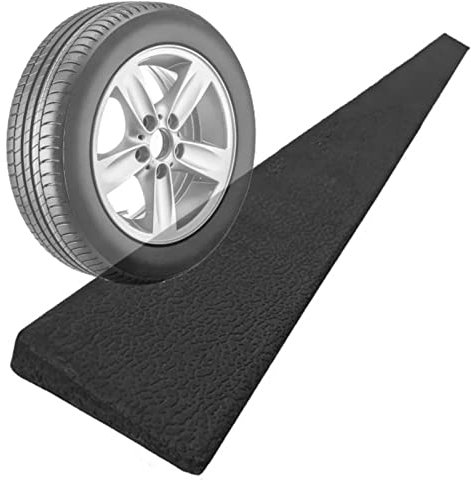 LJHU Schwellenrampe Stabile Bordsteinrampe für Traktion, Indoor-Outdoor-Laderampe für Skateboard/Park/Rasenmäher/Rollstuhl, Anti-Kollisions-Auto Bordsteinrampe (Size : 100cm x 5cm x 1cm)