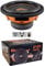 XPL 1 subwoofer kompatibler mit SP Audio SP-8CW SP8CW 20 cm 200 mm 8'' Durchmesser doppelspule dvc 2 + 2 Ohm 200 watt rms 400 watt max Auto kofferraumdeckel, 1 stück