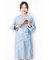 Preciso APROXIMIENTO PROMO APROBLE APROBLE FEMENINO SEMANA SECCIÓN FINA DE MODA COCIA COCINA DE COCINA DE MANGULA DE MANGULÓN LIBRE ROPA DE TRABAJO Conveniencia (Size : Blue)