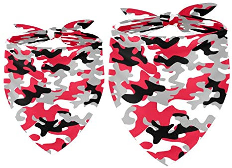 Hundehalstuch, Militär, Camouflage, Mädchen, Jungen, Lätzchen, Hundetuch, Zubehör für kleine, mittelgroße und große Hunde, Welpen, Katzen, Haustiere, 2 Stück