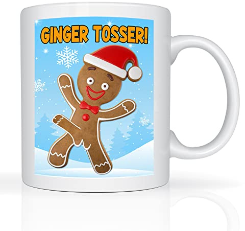 Ginger Tosser Coffee Mug Rude Funny Christmas Secret Santa Gifts for Work Colleagues