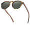 AMEXI Holz Sonnenbrillen Polarisierte Sonnenbrille,Herren Damen Polarisierte Sonnenbrille， UV400 Sonnenbrille/Der Rahmen der Brille ist aus Walnuss Holz -CN8048