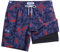 MaaMgic 7 2 en 1 Bañador con Forro de Compresión con Cremallera Hombre Shorts de Baño Shorts de Playa Traje de Baño para Natación Secado Rápido para Vacaciones,New Burrs 7,XXL