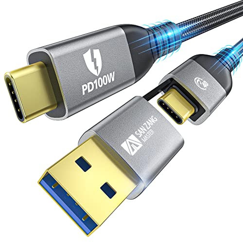 Per cavo Thunderbolt 4 40 Gbps 2 in 1 cavo USB C 100 W E-Marker 8k/5k Single e 4k Dual Displayport Cavo Video Tipo C Cavo USB C a USB C/A Cavo di trasferimento dati a ricarica rapida