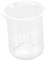 Mobestech 50ml Labor Becher Tasse Glas Graduierte Messbecher für