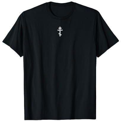 Russisch-orthodoxes Kreuz Slawonisches Byzantinisches Kreuz T-Shirt