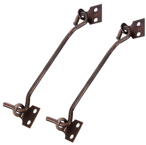 jojofuny Fensterhaken Im Alten Stil Türhängerhaken Metall-fensterriegel Torriegelschloss Für Kabine Und Garage