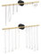 Aucent Halskettenhalter, Wandhalterung, hängender Schmuckhalter, Organizer, Halskettenaufhänger, Wandhalterung, Armband-Display, Halskette und Armbandhalter, Schmuck-Display, langer