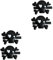 FRCOLOR 4stücke Punk Skelett Haarclips Für Halloween Skulpturierte Haarklammern Im Schädel-design Für Kostümpartys Und Cosplay
