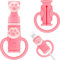 SAISN Silicone Charger Protector, Cute White Cat Claws 2 in 1 Flexible Cable Protectors for Cords, Anti-Break Charging Cable Cord Saver Winder