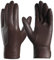 Harssidanzar Herren Lederhandschuhe Handschuhe Herren Leder Komfort Kaschmir Gefüttert GMEU006,Braun,Größe L