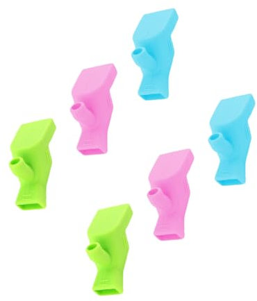 CAXUSD 6pcs Faucet Extender Faucet Hose Extension Portable Sink Colorful Tap Extension Device Bathtub Faucet Sink Extender Bath Spout Faucet Extension Adapter Bath Tub Faucet