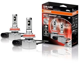 Osram NIGHT BREAKER LED SMART H16; LED-Nebelscheinwerfer mit Straßenzulassung; breiterer Nebellichtstrahl; 6000K; 2 Lampen